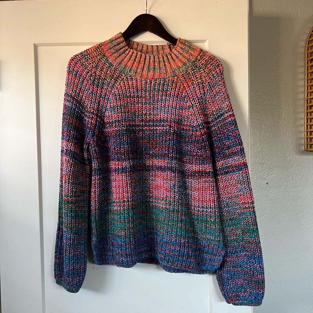 NWT Gap Marled Multicolor Knit Sweater